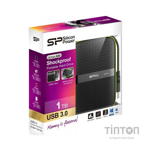 Зовнішній жорсткий диск 2.5" 2TB Silicon Power (SP020TBPHDA60S3K)