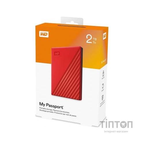 Зовнішній жорсткий диск 2.5" 2TB WD (WDBYVG0020BRD-WESN)