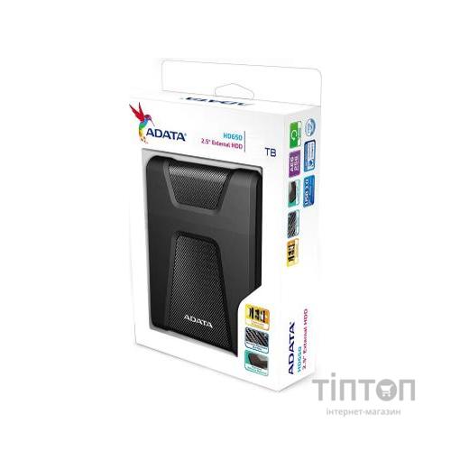 Зовнішній жорсткий диск 2.5" 4TB ADATA (AHD650-4TU31-CBK)