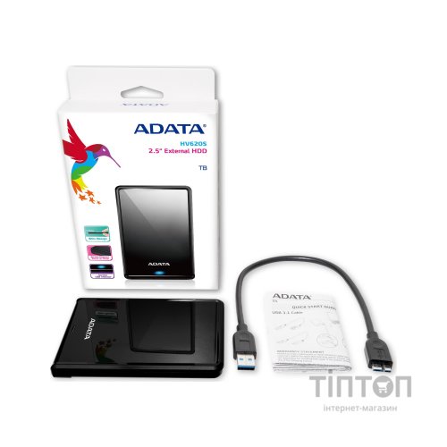 Зовнішній жорсткий диск 2.5" 4TB ADATA (AHV620S-4TU31-CBK)