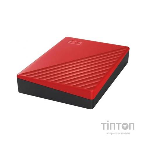 Зовнішній жорсткий диск 2.5" 4TB My Passport Portable WD (WDBPKJ0040BRD-WESN)