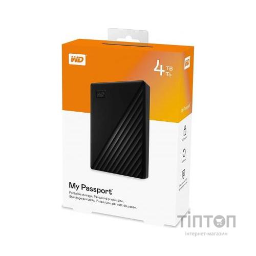 Зовнішній жорсткий диск 2.5" 4TB WD (WDBPKJ0040BBK-WESN)