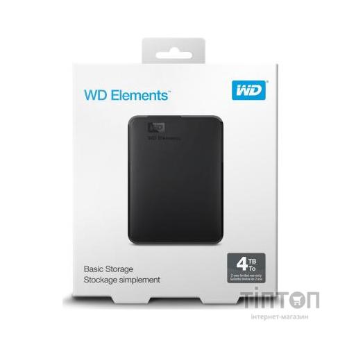 Зовнішній жорсткий диск 2.5" 4TB WD (WDBU6Y0040BBK-WESN)