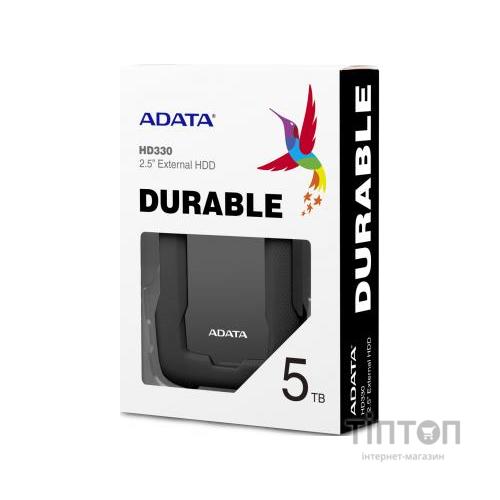 Зовнішній жорсткий диск 2.5" 5TB ADATA (AHD330-5TU31-CBK)