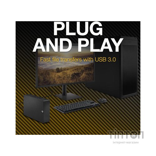 Зовнішній жорсткий диск 3.5" 24TB Expansion Desktop Seagate (STKP24000400)