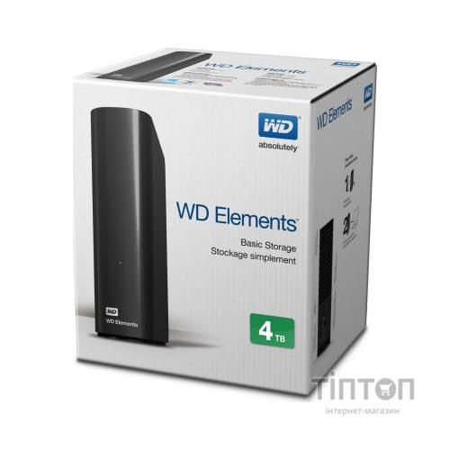 Зовнішній жорсткий диск 3.5" 4TB WD (WDBWLG0040HBK-EESN)