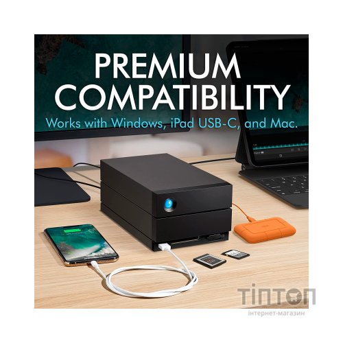 Зовнішній жорсткий диск LaCie 3.5" 48TB (STLG48000400)