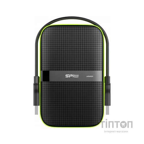 Зовнішній жорсткий диск SILICON POWER Armor A60 4 TB USB 3.0 Black