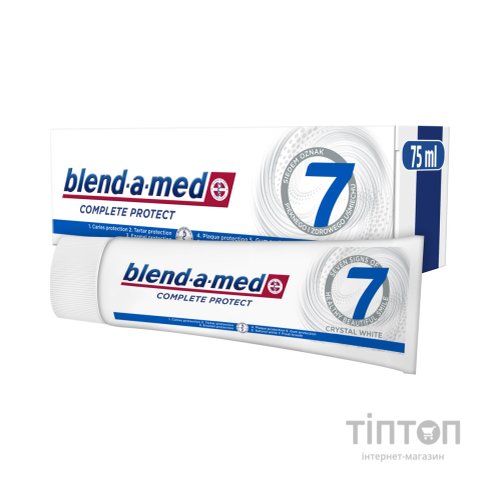 Зубна паста Blend-a-med Complete Protect 7 Кришталева білизна 75 мл (8001090716705)