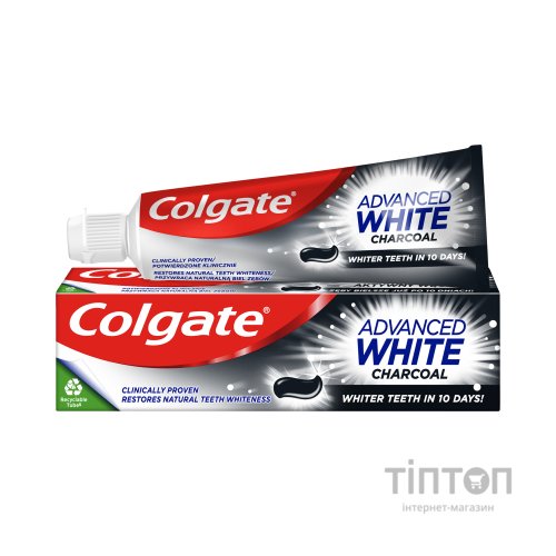 Зубна паста Colgate Advanced White Charcoal Відбілювальна з вугіллям 75 мл (8718951253827)