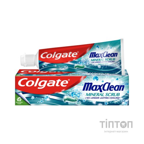 Зубна паста Colgate Max Clean Gentle Mineral Scrub Дбайливе очищення 75 мл (8718951327085)