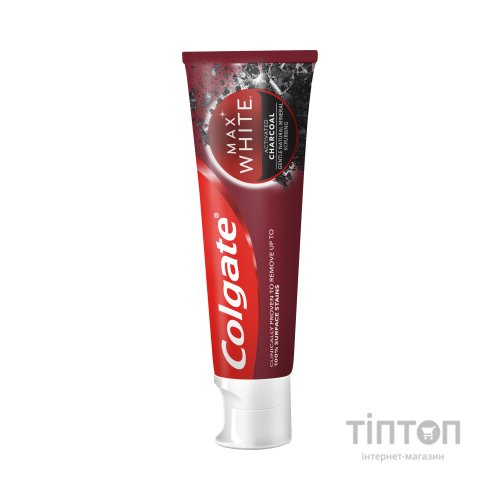 Зубна паста Colgate Max White Charcoal Optic White Відбілювальна з вугіллям 75 мл (8718951250017)