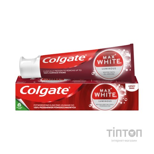Зубна паста Colgate Max White Luminous 75 мл (8714789867632)