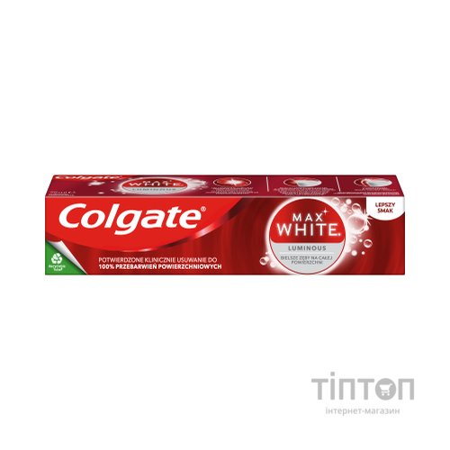 Зубна паста Colgate Max White Luminous 75 мл (8714789867632)