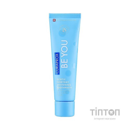 Зубна паста Curaprox Be You Вибілювальна Зі смаком ожини та лакриці з ментоловими кульками 60 мл (7612412429534)