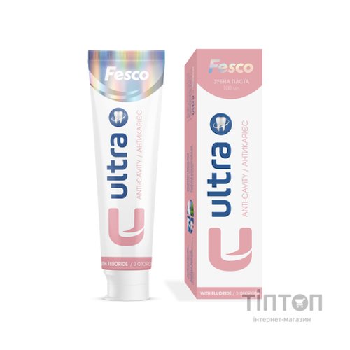 Зубна паста Fesco Ultra Anti-Cavity Антікарієс 100 мл (4820204701963)