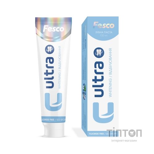 Зубна паста Fesco Ultra Whitening Відбілювання 100 мл (4820204701970)