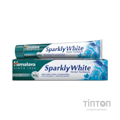Зубна паста Himalaya Herbals комплексний догляд для сяючої білизни 75 мл (8901138825591)