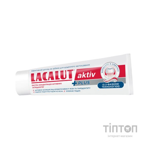 Зубна паста Lacalut Activ Plus 75 мл (4016369694992)