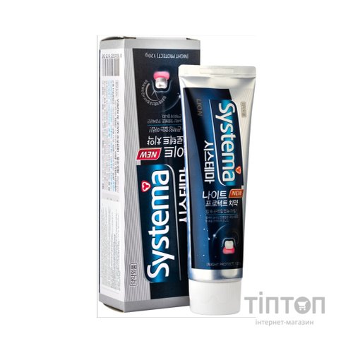 Зубна паста Lion Systema нічна Антибактеріальний захист 120 г (8806325613138)