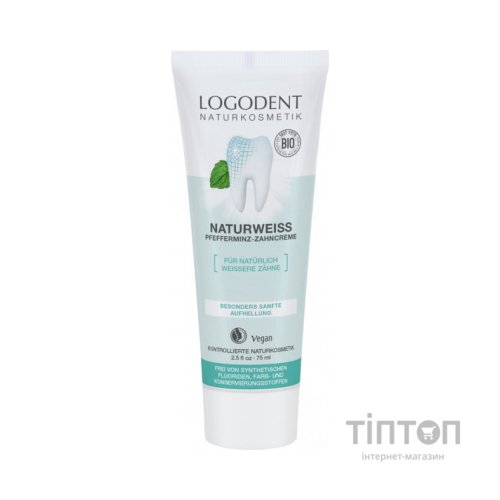 Зубна паста Logona Відбілююча 75 мл (4017645017313)