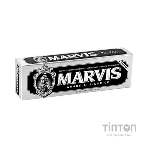 Зубна паста Marvis Амареллі лакриця і м'ята 85 мл (8004395111749)