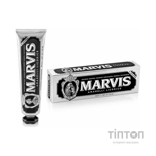 Зубна паста Marvis Амареллі лакриця і м'ята 85 мл (8004395111749)