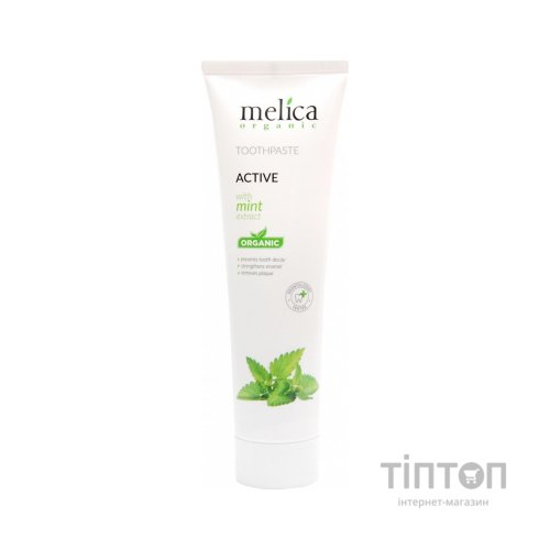 Зубна паста Melica Organic з екстрактом м'яти 100 мл (4770416002238)