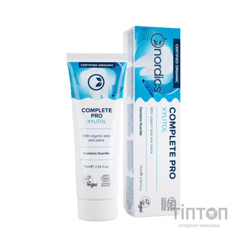 Зубна паста Nordics Cosmos Organic Complete Pro 75 мл (3800500324579)