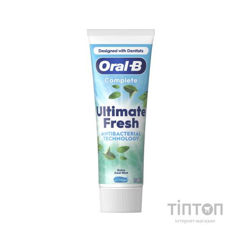 Зубна паста Oral-B Complete Абсолютна свіжість Екстрапрохолодна м'ята 75 мл (8006530254854)