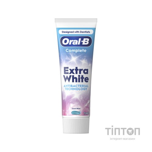 Зубна паста Oral-B Complete Надзвичайна білизна Прохолодна м'ята 75 мл (8006530254779)