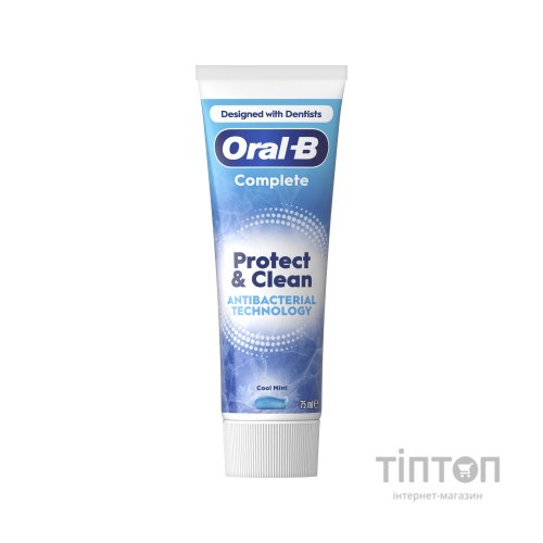 Зубна паста Oral-B Complete Захист та чистота Прохолодна м'ята 75 мл (8006530254878)