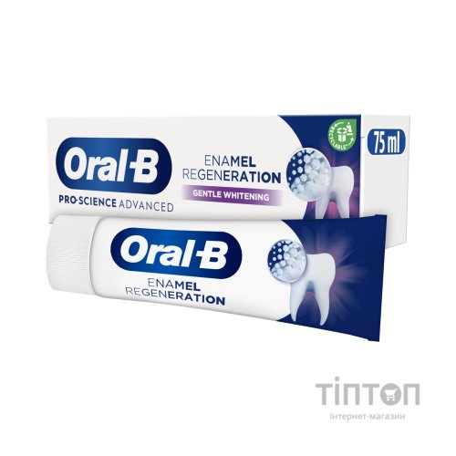 Зубна паста Oral-B Pro-Science Відновлення емалі Делікатне відбілювання 75 мл (8001090247582)