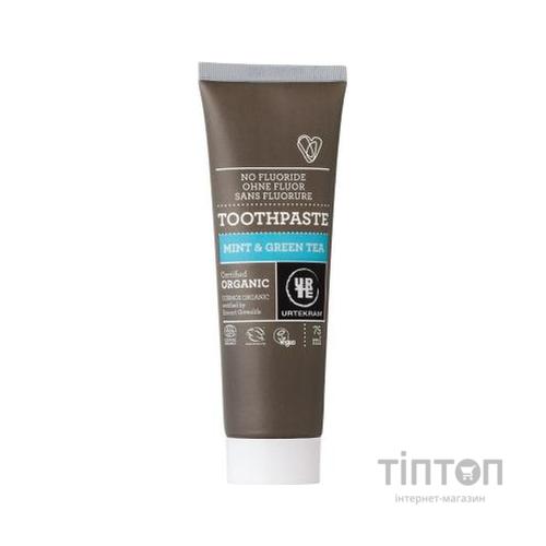Зубна паста Urtekram органічна Зелений чай/м'ята 75 мл (83783)