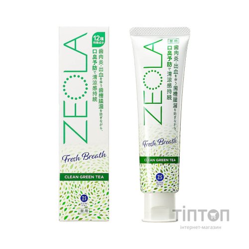 Зубна паста Zettoc Zeola White Fresh Breath 95 г (4582118952182)