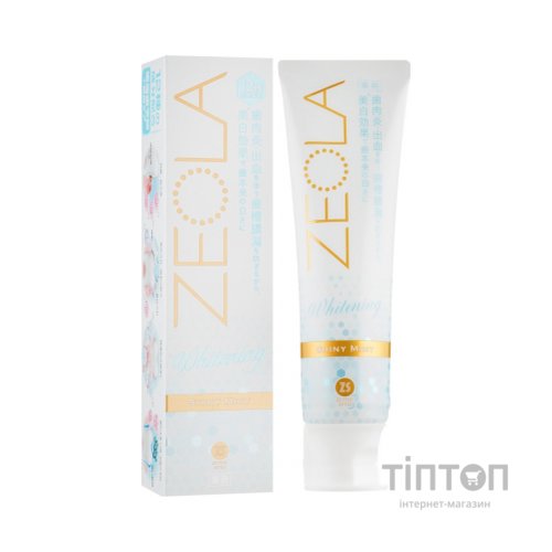Зубна паста Zettoc Zeola White Shiny Mint Сяюча м'ята 95 г (4582118954360)