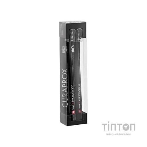 Зубна щітка Curaprox Duo Black CS 5460 Ultra Soft Ультрам'які D 0.10 мм 2 шт. (7612412423372)