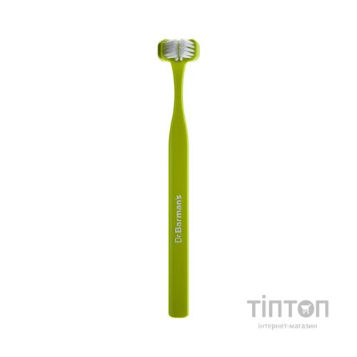 Зубна щітка Dr. Barman's Superbrush Compact Тристороння М'яка Салатова (7032572876328-light-green)