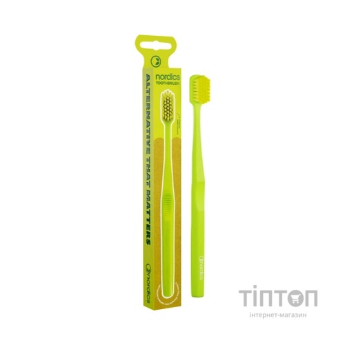Зубна щітка Nordics 6580 Premium Green (3800500324524)