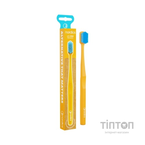 Зубна щітка Nordics 6580 Premium Yellow (3800500324340)