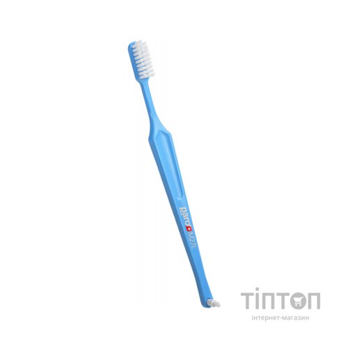Зубна щітка Paro Swiss M27L середньої жорсткості Блакитна (7610458007389-blue)