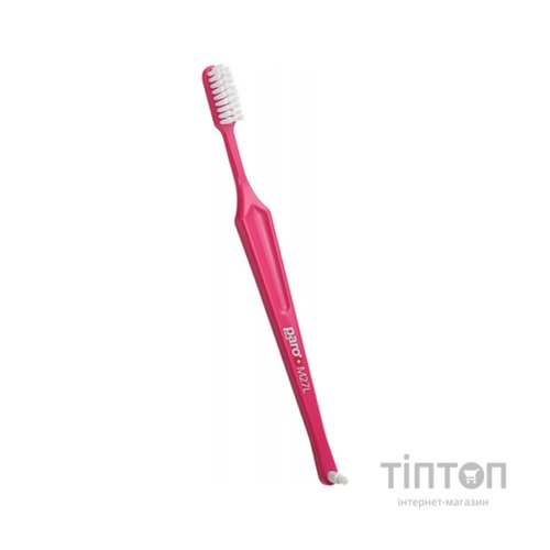 Зубна щітка Paro Swiss M27L середньої жорсткості Рожева (7610458007389-pink)