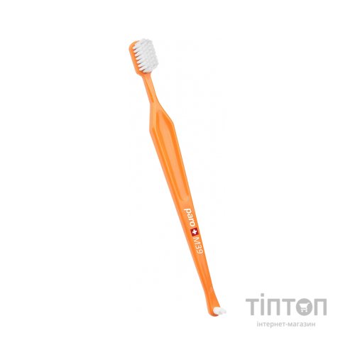 Зубна щітка Paro Swiss M39 середньої жорсткості помаранчева (7610458007167-orange)
