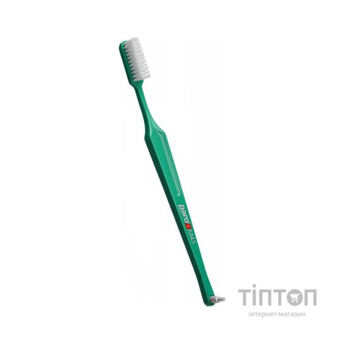 Зубна щітка Paro Swiss M43 середньої жорсткості Зелена (7610458007082-green)