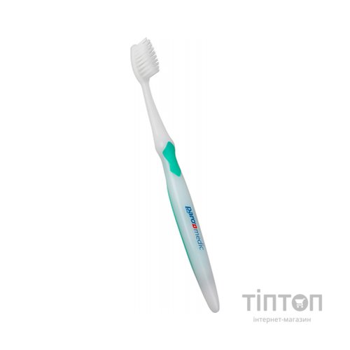 Зубна щітка Paro Swiss medic з конічними щетинками зелена (7610458007266-green)