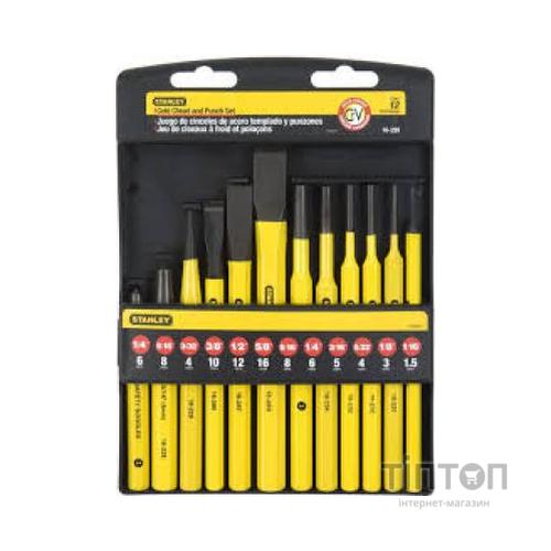 Зубило Stanley зубил и пробойников 12 шт (4-18-299)