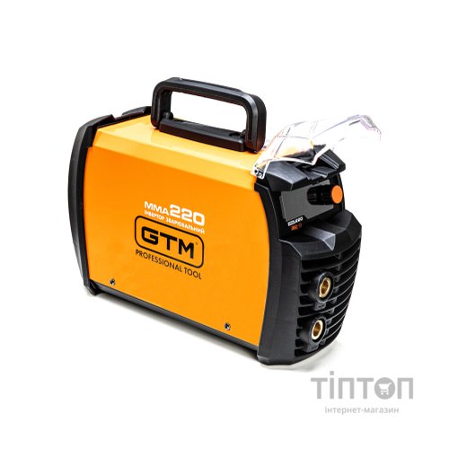 Зварювальний апарат GTM інвертор MMA-220DS LED, 220А, 1,6-5,0мм, 220В дисплей (MMA-220DS LED)