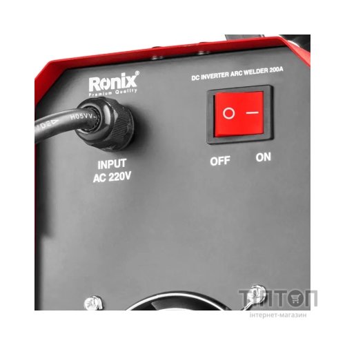 Зварювальний апарат Ronix 200А (RH-4604)