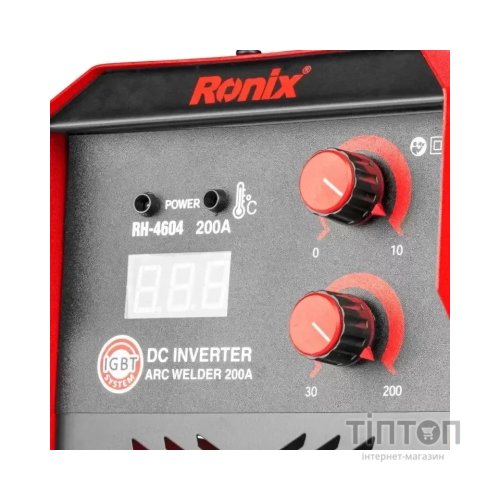 Зварювальний апарат Ronix 200А (RH-4604)