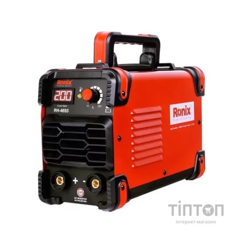 Зварювальний апарат Ronix інверторний 200А (RH-4693)